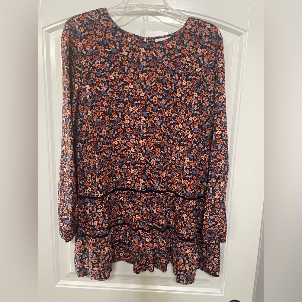 J. Jill - Tiered top with smocked panel